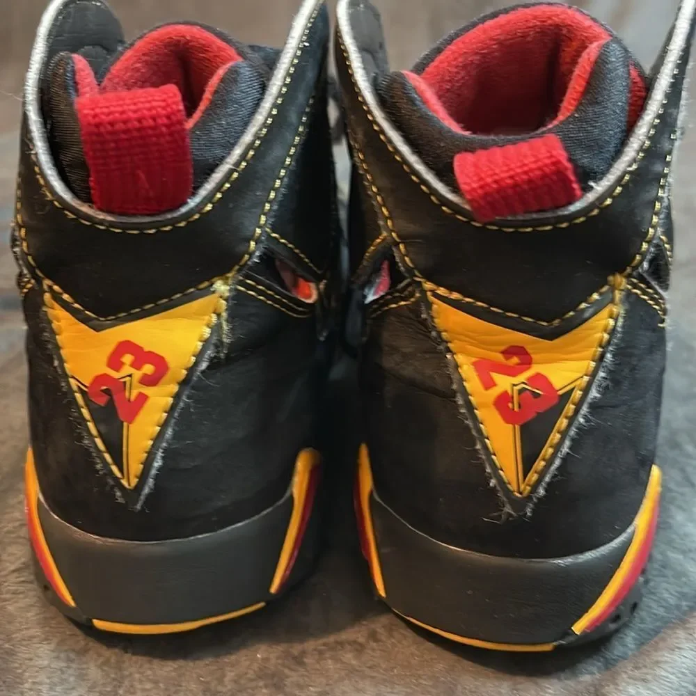 Air Jordan 7 Retro 'Citrus' US Basketball Sneakers, 1.5 Youth